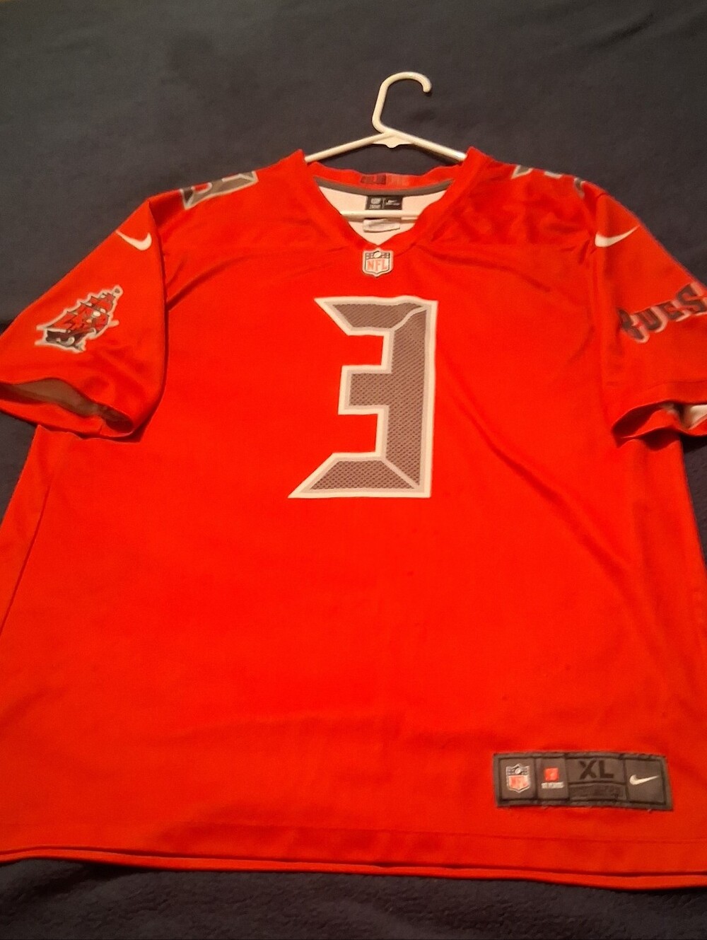 Nike Jameis Winston Tampa Bay Buccaneers "Color Rush" jersey Sz Xl